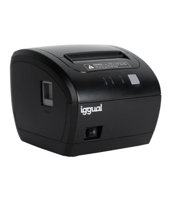 Iggual impresora térmica tp easy 80 usb+rj11 negra