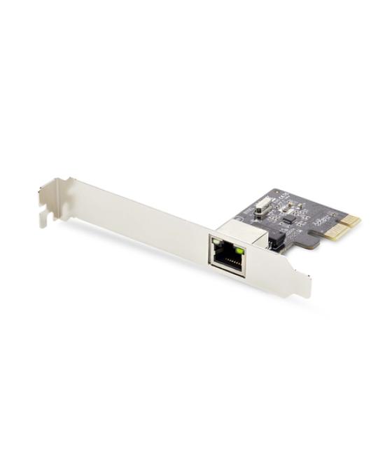 StarTech.com Tarjeta de Red PCI Express de 1 Puerto Gigabit - Adaptador Ethernet PCIe RJ45 - 10/100/1000Mbps - Tarjeta LAN - Rea