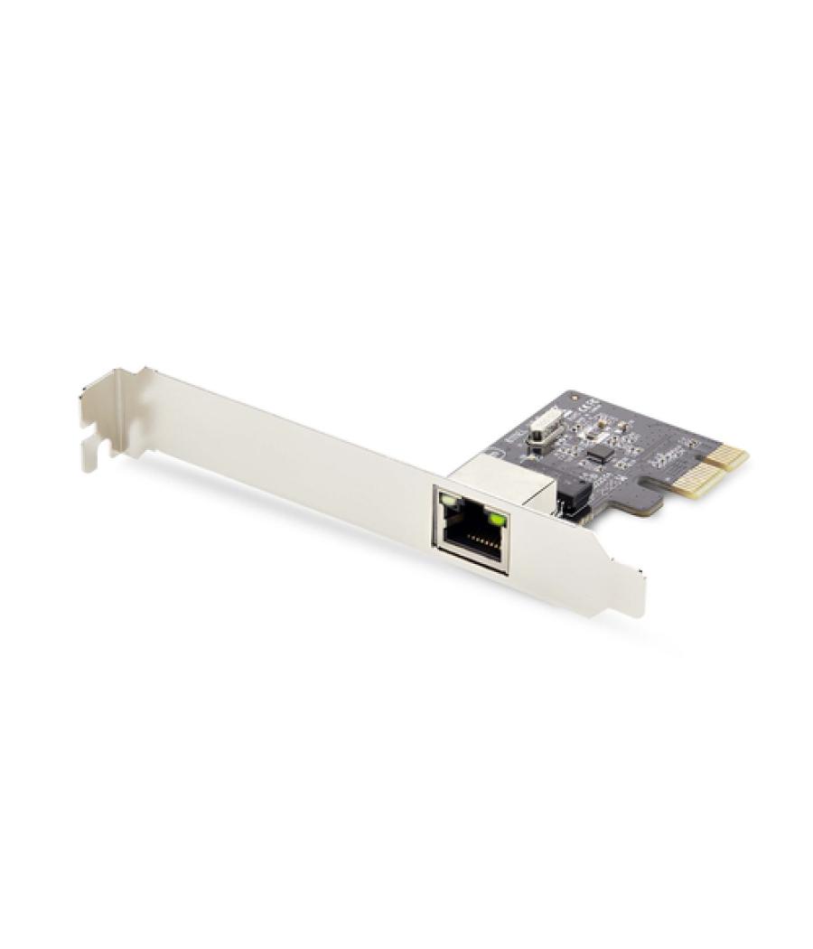 StarTech.com Tarjeta de Red PCI Express de 1 Puerto Gigabit - Adaptador Ethernet PCIe RJ45 - 10/100/1000Mbps - Tarjeta LAN - Rea