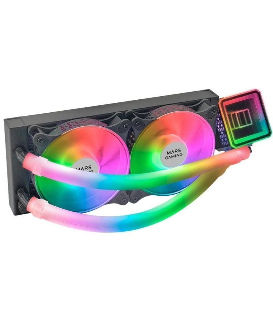 Sistema de refrigeración líquida mars gaming ml-ultra240/ negro