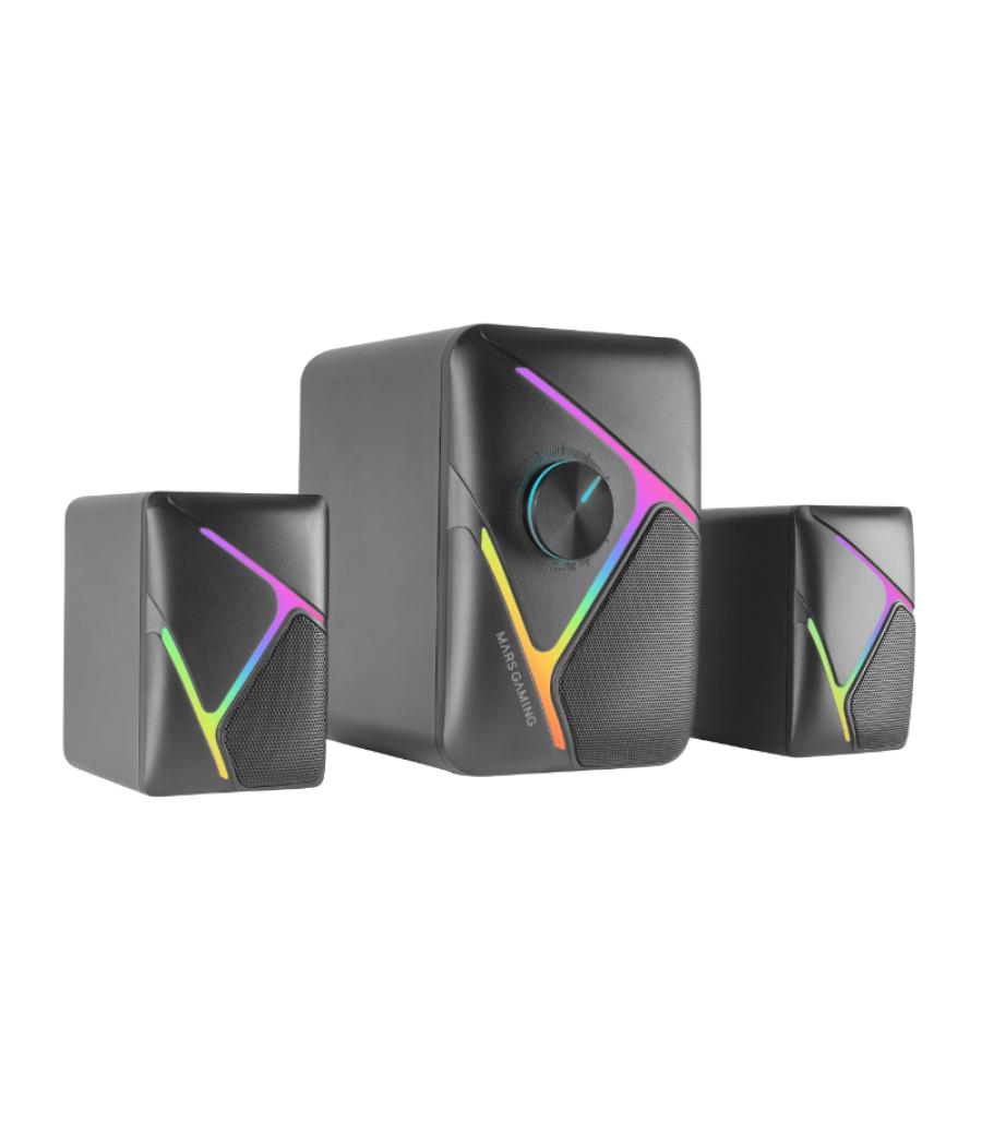 Altavoces bluetooth ms-h21 rgb negro mars gaming