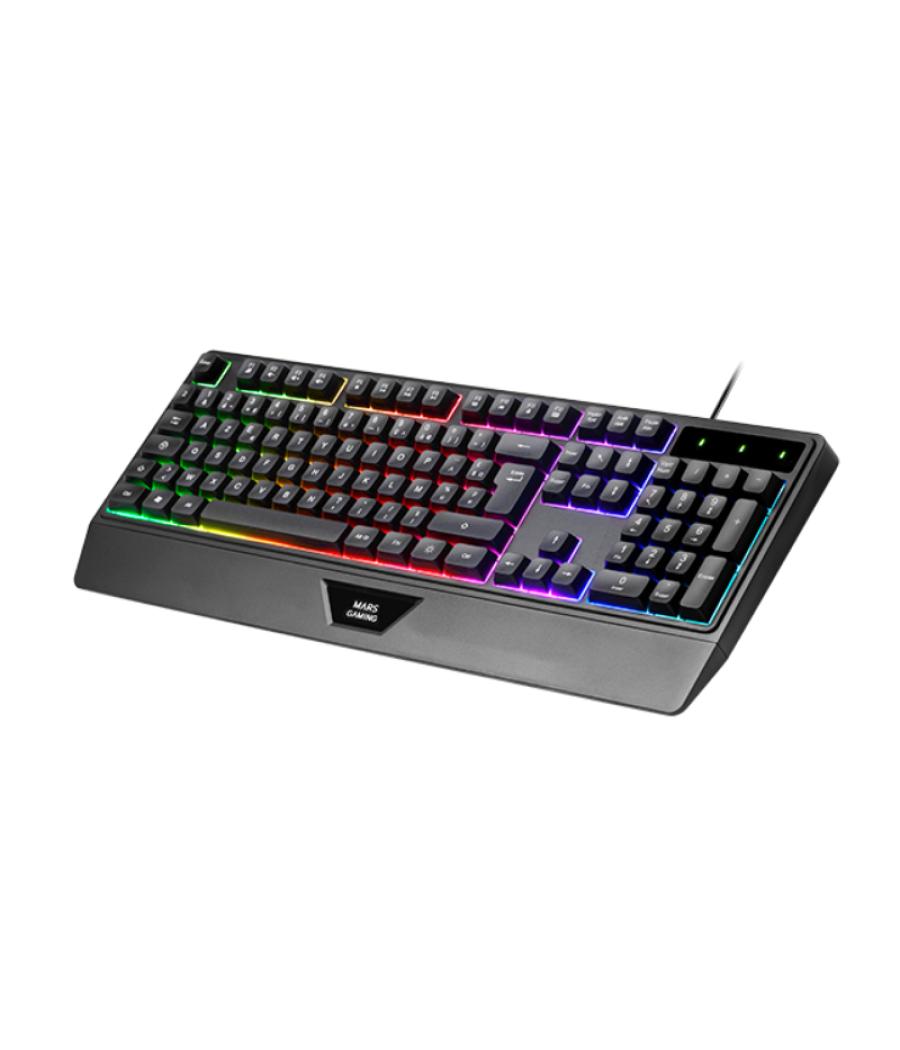 Teclado frgb mk124es negro mars gaming