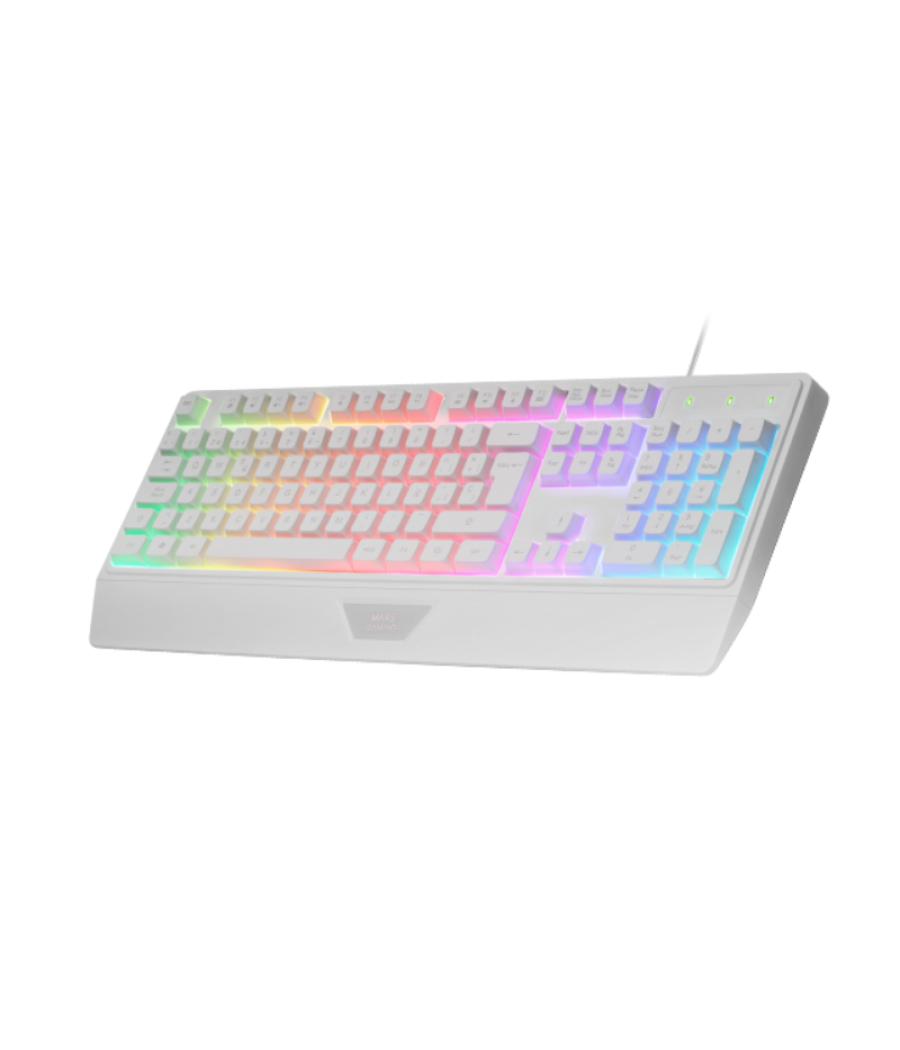 Teclado frgb mk124es blanco mars gaming