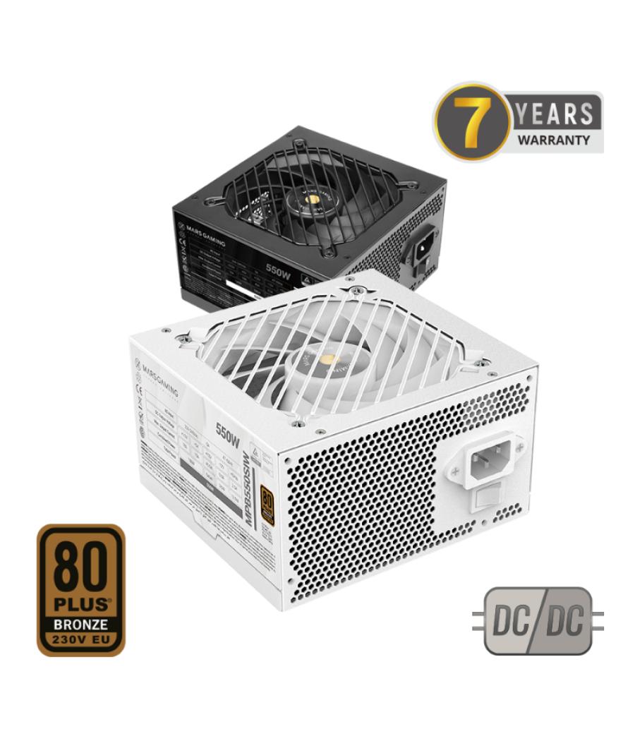 Fuente alim. 550w si 80+ blanco mars gaming