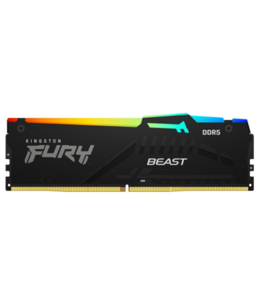 Ddr5 8 gb 6000 mhz. fury beast rgb kingston