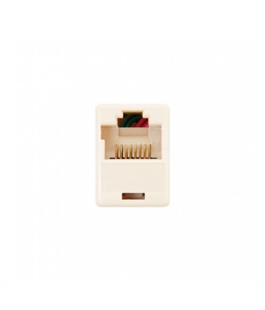 Empalme rj45 nanocable cat 5 - hembra - hembra