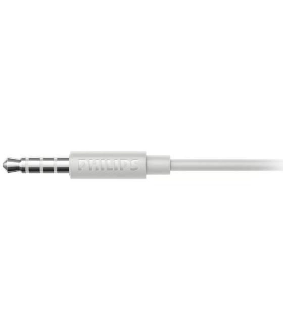 Auriculares intrauditivos philips she4305wt/ con micrófono/ jack 3.5/ blancos