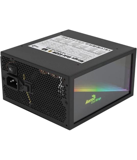 Fuente de alimentación aerocool mirage gold 650m/ 650w/ ventilador 12cm/ 80 plus gold