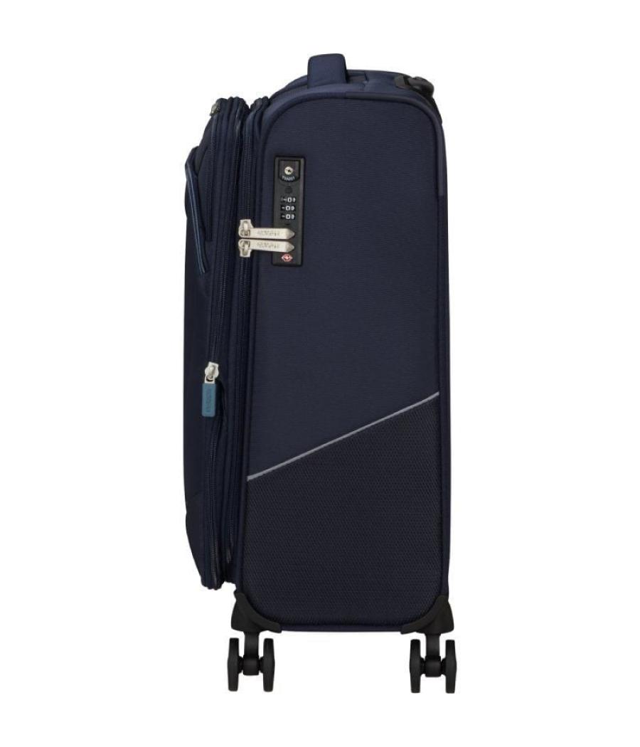 Maleta de cabina american tourister summerride spinner 55cm/ 55x40x23cm/ 4 ruedas/ azul marino