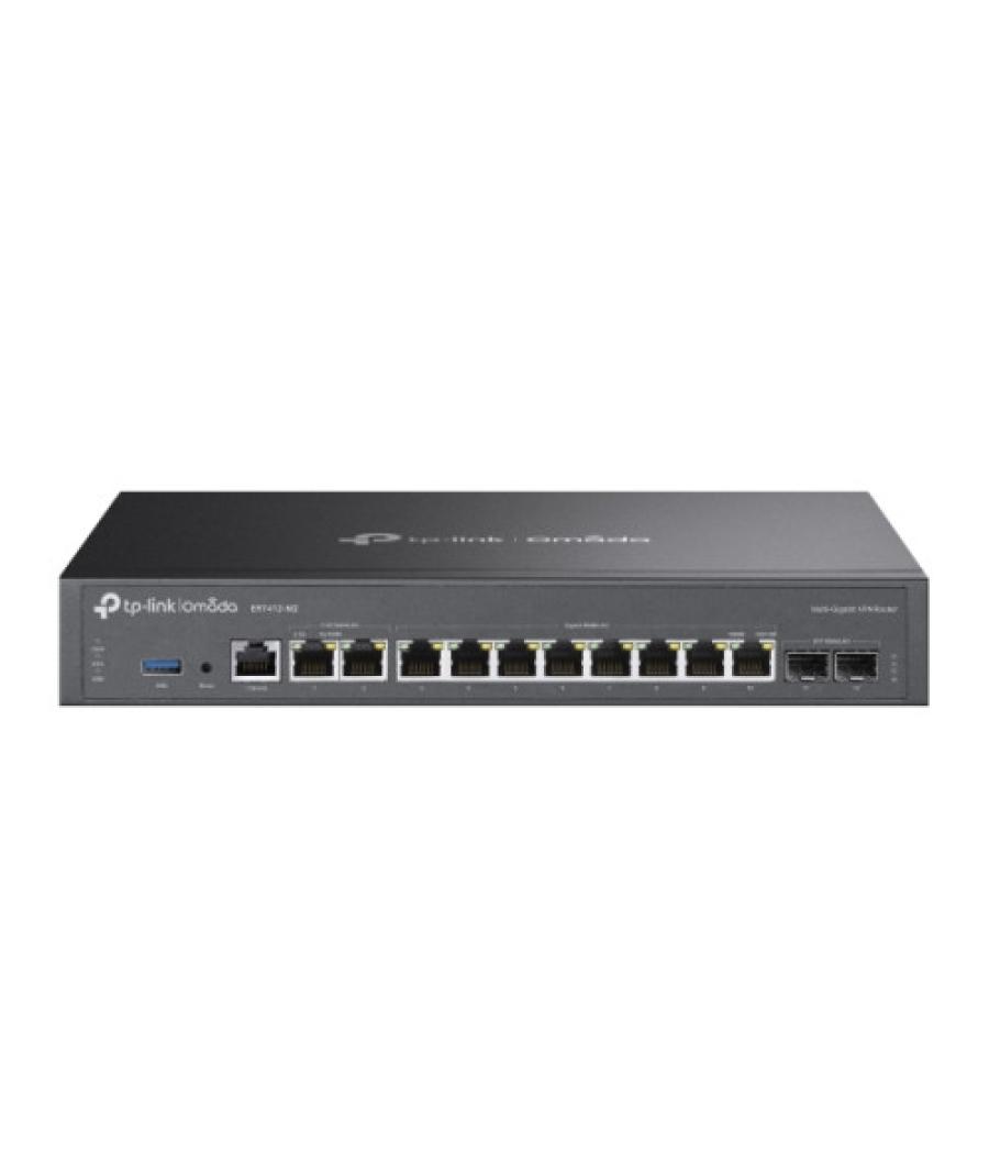 Tp-link omada er7412-m2 router 2.5 gigabit ethernet, gigabit ethernet negro