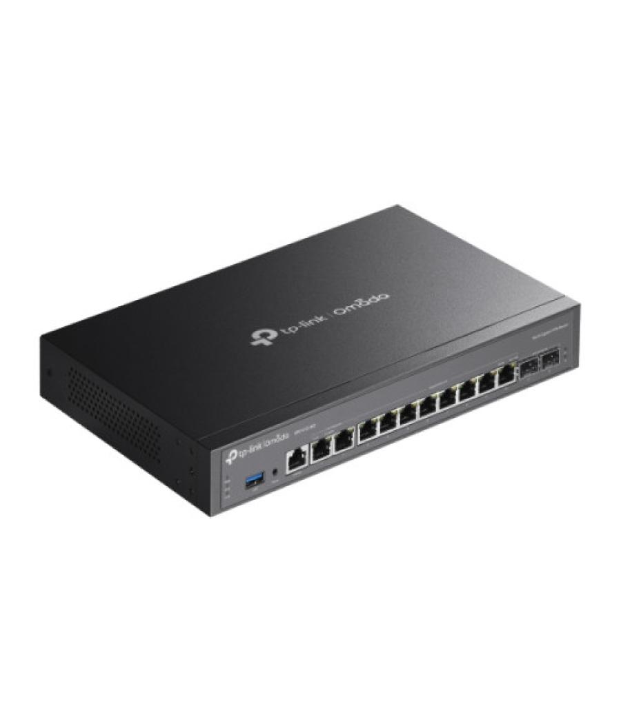 Tp-link omada er7412-m2 router 2.5 gigabit ethernet, gigabit ethernet negro