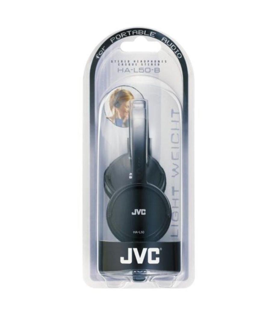 Auriculares jvc ha-l50/ jack 3.5/ negros