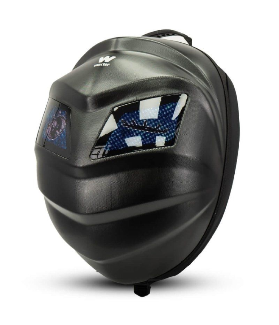 Mochila con pantalla led woxter knight/ capacidad 20l/ negra