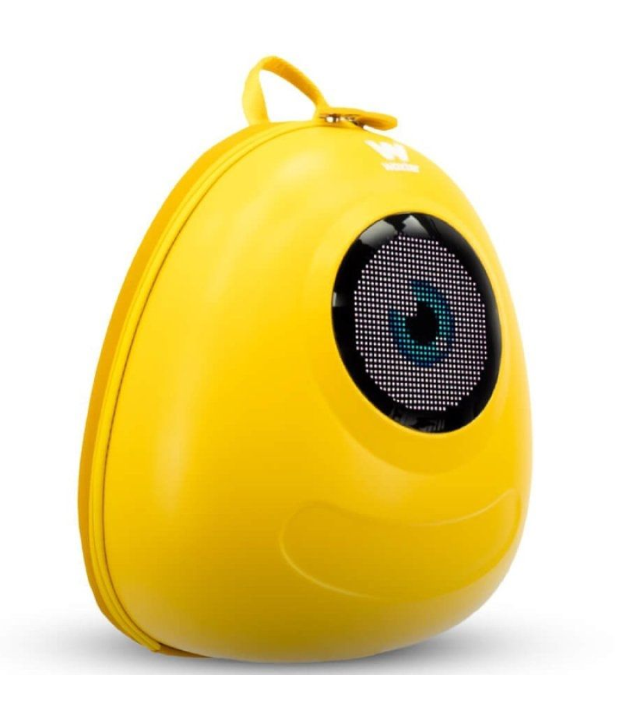 Mochila con pantalla led woxter loy-big eye/ amarilla