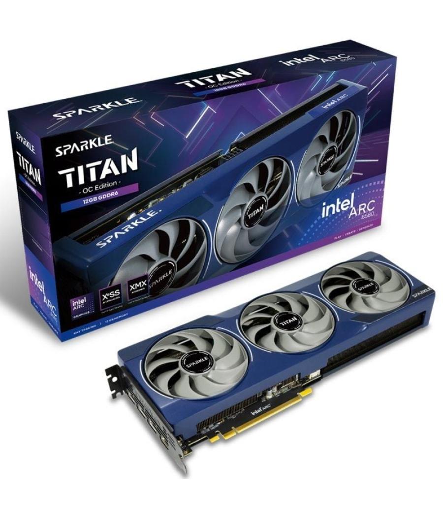 Tarjeta gráfica sparkle intel arc b580 titan oc edition/ 16gb gddr6