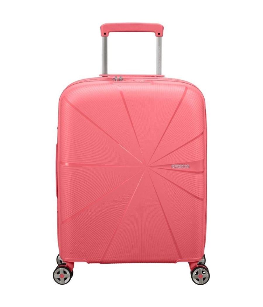 Maleta de cabina american tourister starvibe spinner 55cm/ 55x40x20cm/ 4 ruedas/ coral