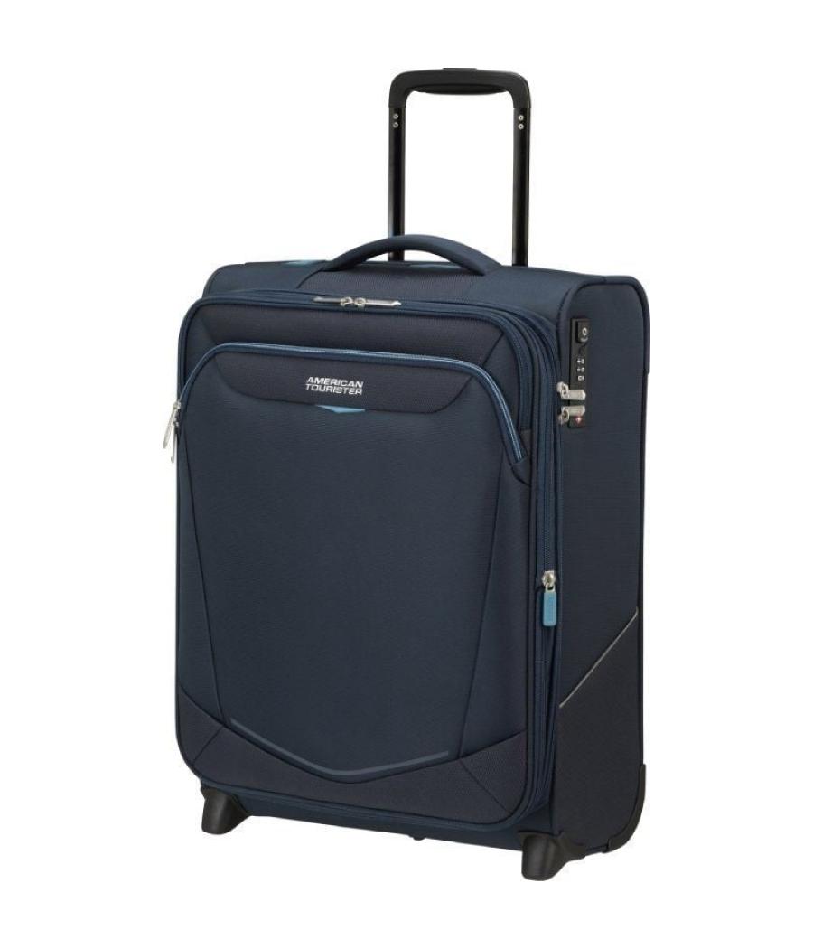 Maleta de cabina american tourister upright summerride 55cm/ 55x40x20cm/ 2 ruedas/ azul marino