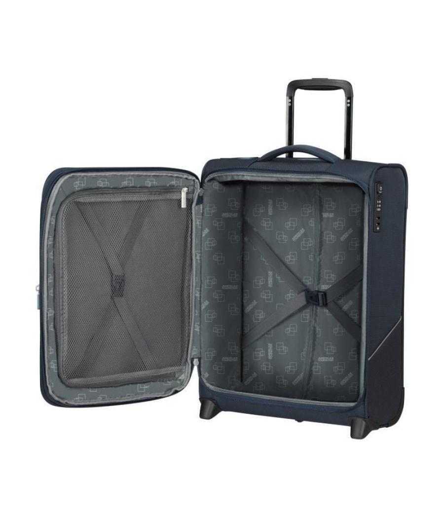 Maleta de cabina american tourister upright summerride 55cm/ 55x40x20cm/ 2 ruedas/ azul marino