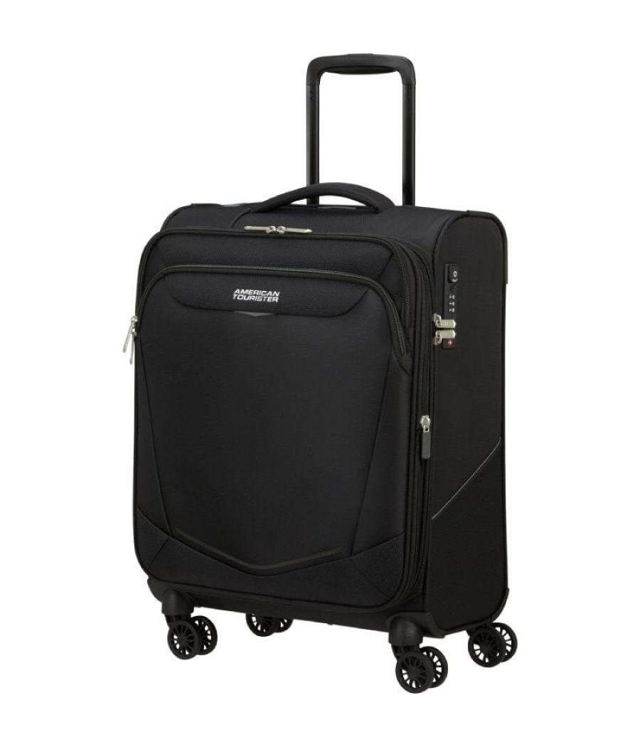 Maleta de cabina american tourister summerride spinner 55cm/ 55x40x23cm/ 4 ruedas/ negra