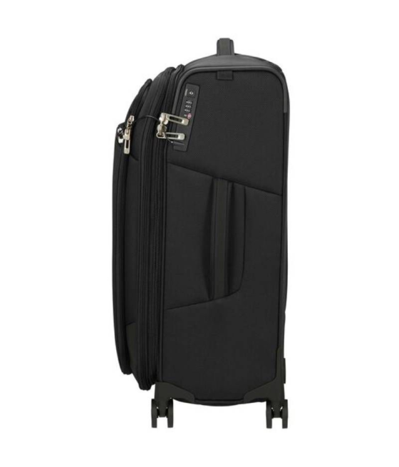 Maleta mediana samsonite respark expansible 67cm/ 66x43x33cm/ 4 ruedas/ negra