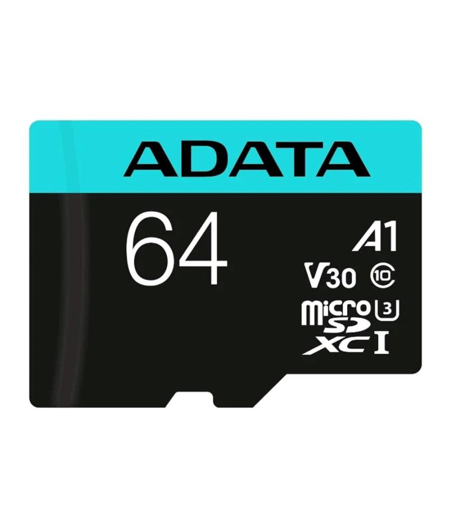 Tarjeta micro sd adata 64gb cl10 + adaptador sd