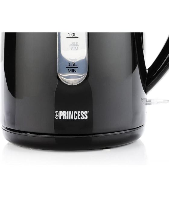 Hervidor de agua princess 236017 black style/ 2200w/ capacidad 1.7l