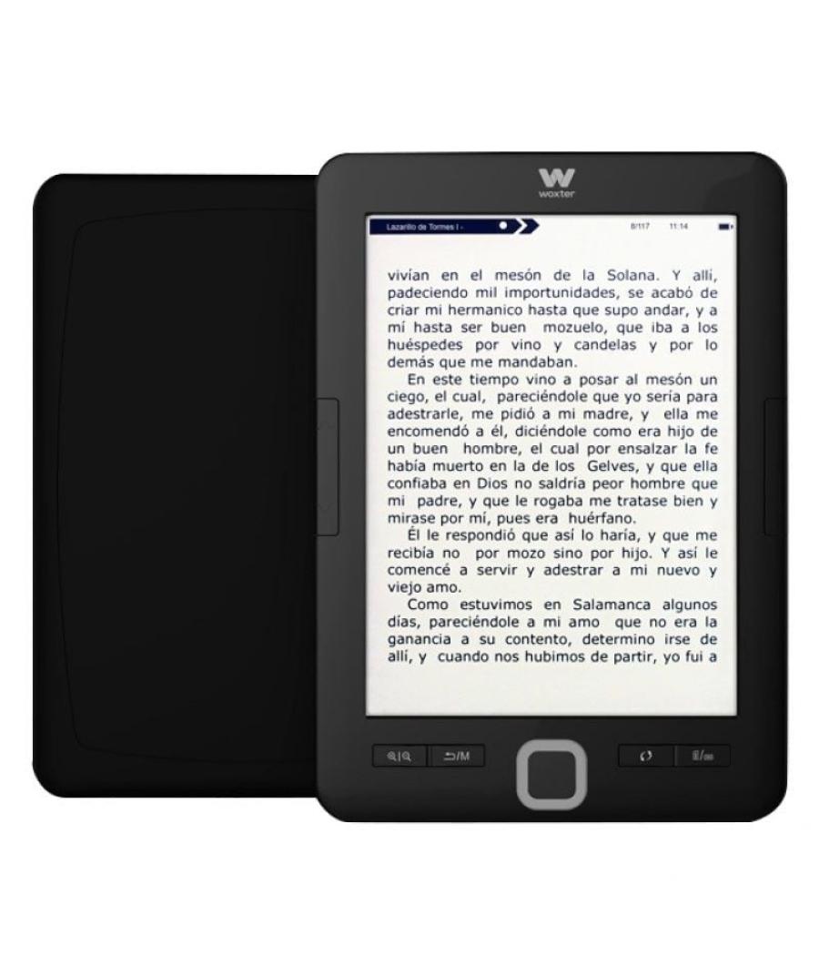 Libro electrónico ebook woxter scriba 195/ 6'/ tinta electrónica/ negro