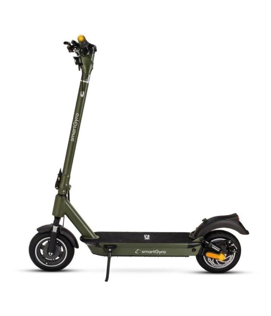 Patinete eléctrico smartgyro k2 army certificado/ motor 800w/ ruedas 10'/ 25km/h /autonomía 50km/ verde