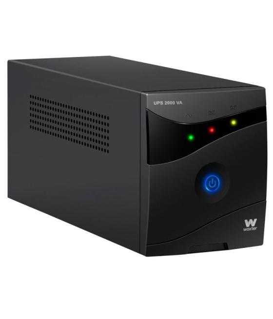 Sai línea interactiva woxter ups 2000 va/ 2000va-1200w/ 2 salidas/ formato torre