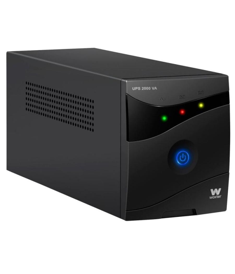 Sai línea interactiva woxter ups 2000 va/ 2000va-1200w/ 2 salidas/ formato torre