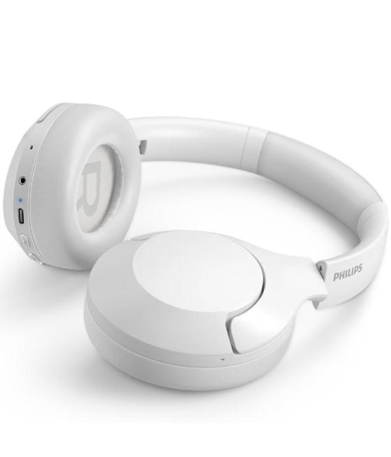 Auriculares inalámbricos philips tah8506/ con micrófono/ bluetooth/ blancos