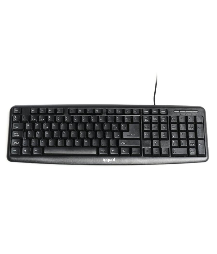 Iggual teclado estándar ck-basic-105t negro