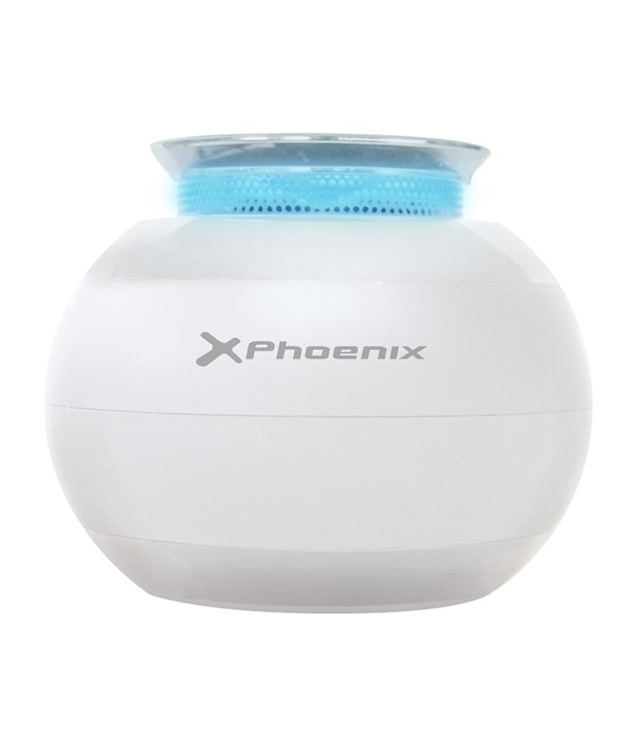 Altavoz portatil phoenix ufoboom tactil blanco