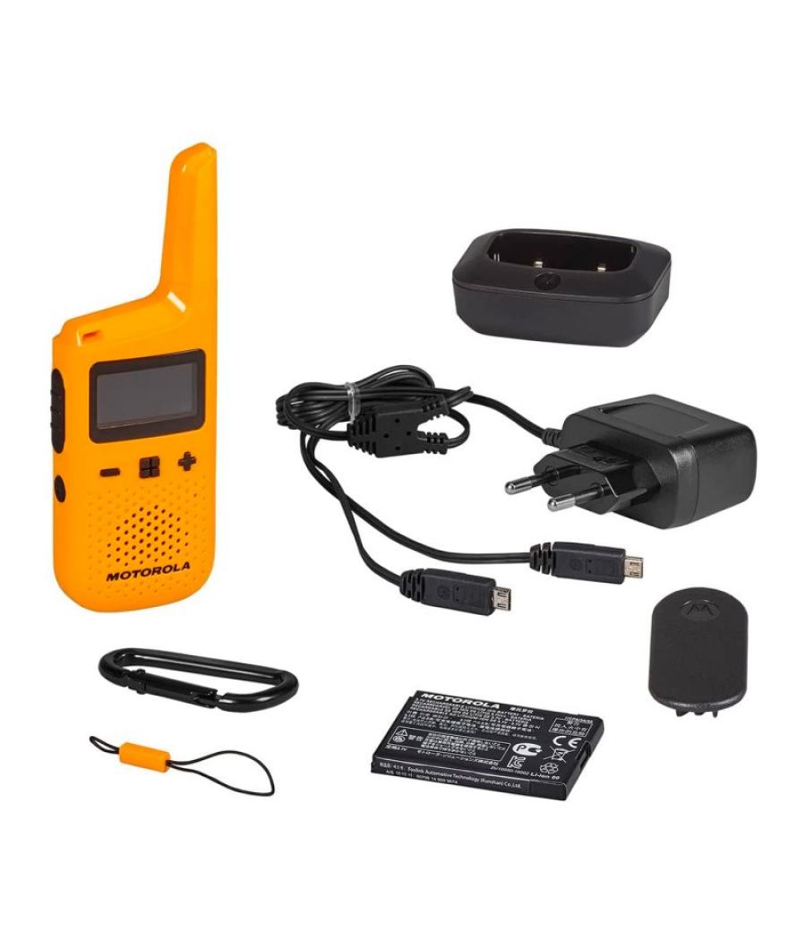 Walkie talkie motorola t72 - hasta 8km pack 2 unidades