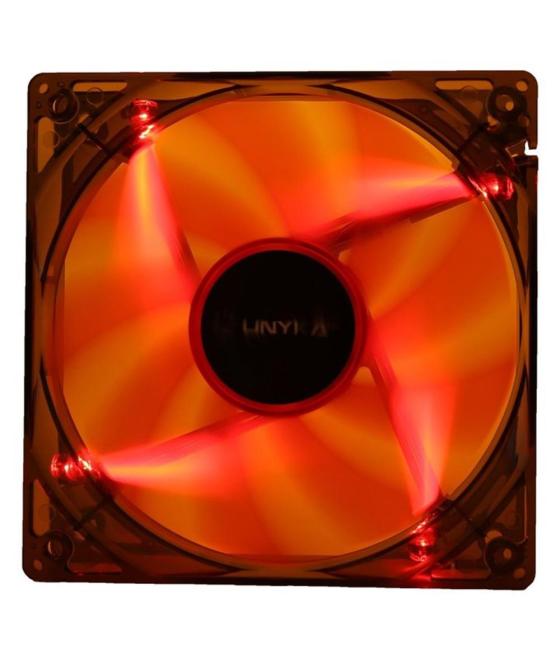 Ventilador cpu unykach 51792 led roja 120mm