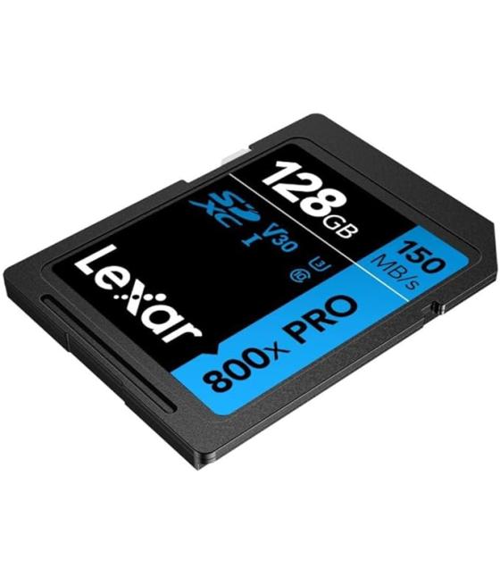 Lexar 128gb professional 800x pro sdxc uhs-i cards, up to 150mb/s read 45mb/s write c10 v30 u3