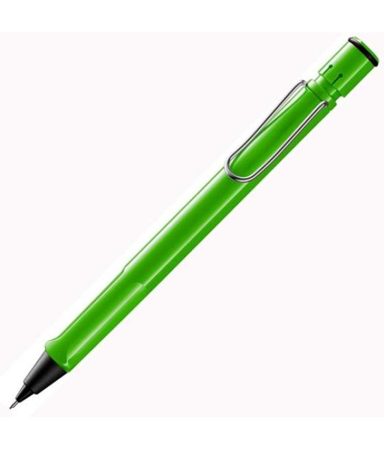 Lamy portaminas safari 0,5mm con clip metálico y goma de borrar verde