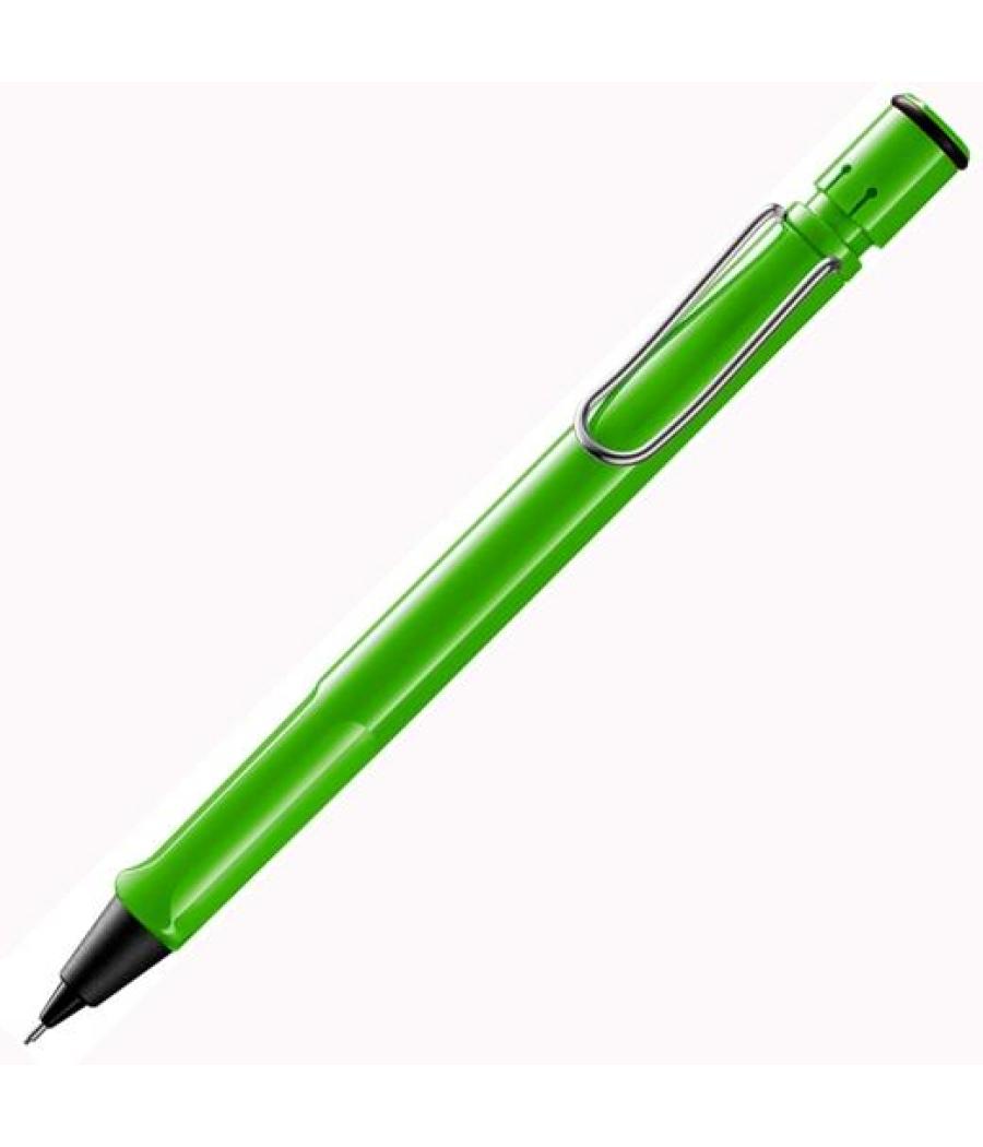 Lamy portaminas safari 0,5mm con clip metálico y goma de borrar verde