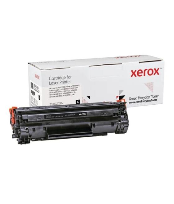 Tóner compatible xerox 006r03630 compatible con hp ce278a/crg-126/crg-128/ 2100 páginas/ negro