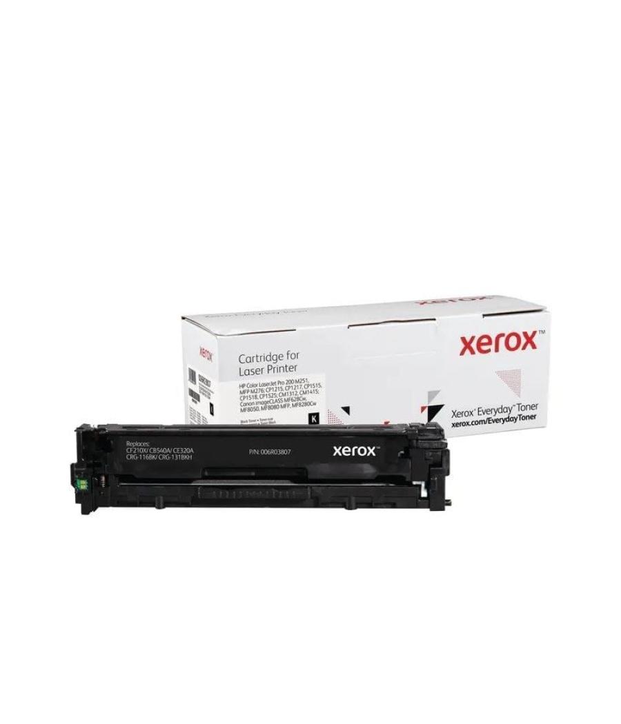 Tóner compatible xerox 006r03807 compatible con hp cf210x/cb540a/ce320a/crg-116bk/crg-131bkh/ 2400 páginas/ negro