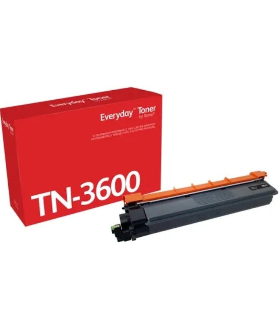 Tóner compatible xerox 006r04866 compatible con brother tn3600/ negro