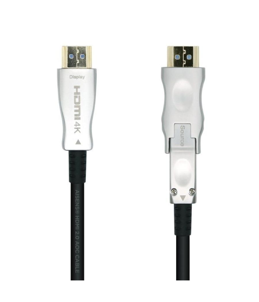 Cable hdmi 2.0 aoc 4k desmontable aisens a148-0512/ hdmi macho / d macho - hdmi macho/ 30m/ negro
