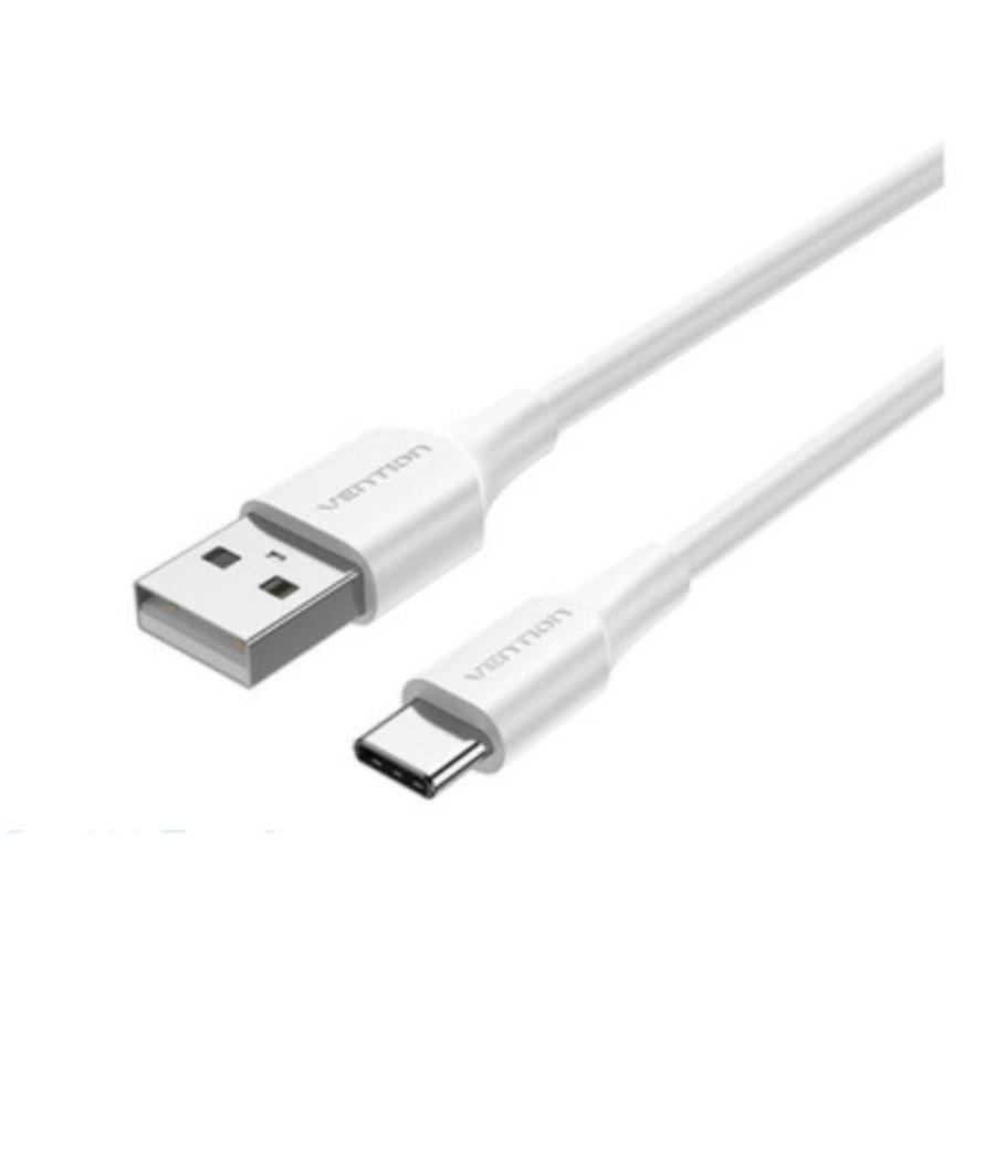 Cable usb 2.0 vention cthwi/ usb tipo-c macho - usb macho/ hasta 60w/ 480mbps/ 3m/ blanco