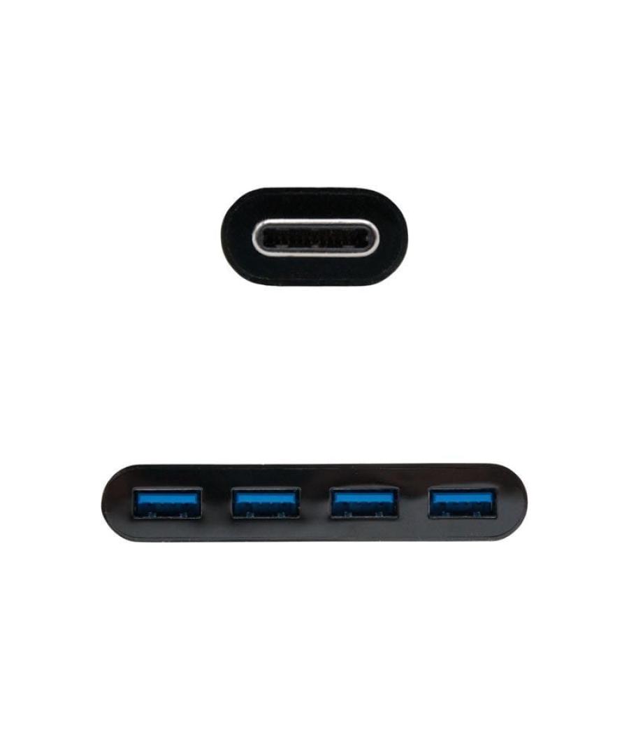 Hub usb tipo-c nanocable 10.16.4401-bk / 4xusb