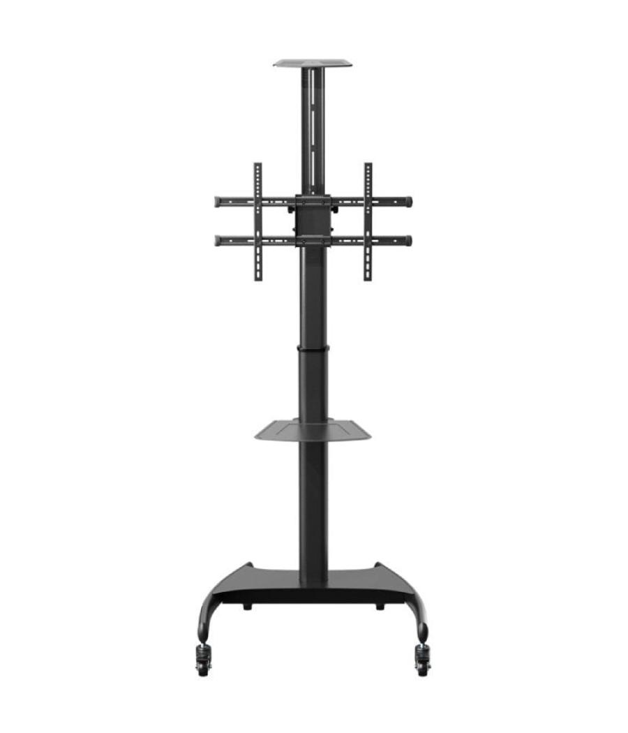 Soporte de suelo inclinable/ giratorio con ruedas y manivela aisens ft70te-169 para tv 37-70'/ hasta 50kg