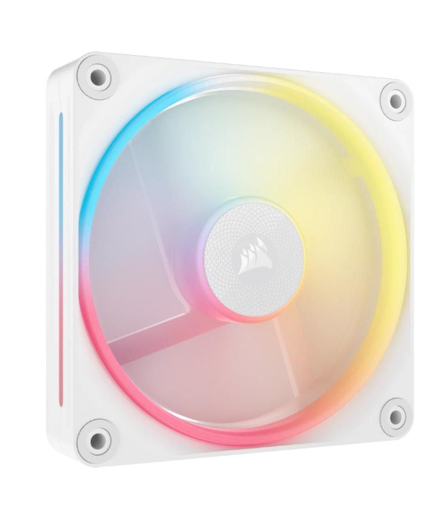 Ventilador auxiliar lx120-r icue link rgb 120mm white single pack corsair