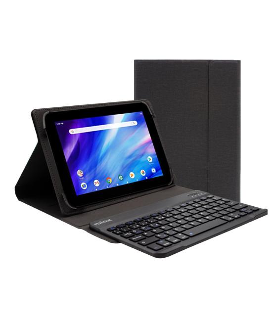 Funda con teclado nilox para tablet 10.5pulgadas bluetooth negro