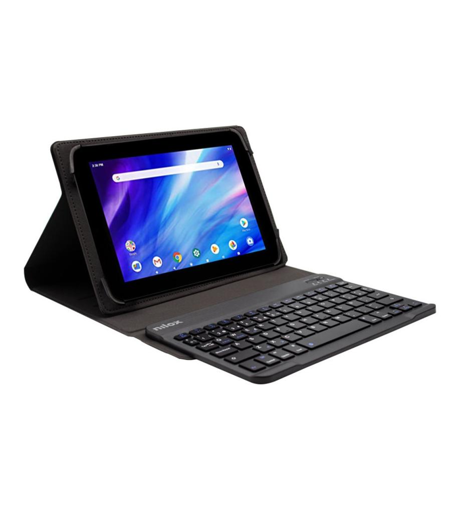 Funda con teclado nilox para tablet 10.5pulgadas bluetooth negro