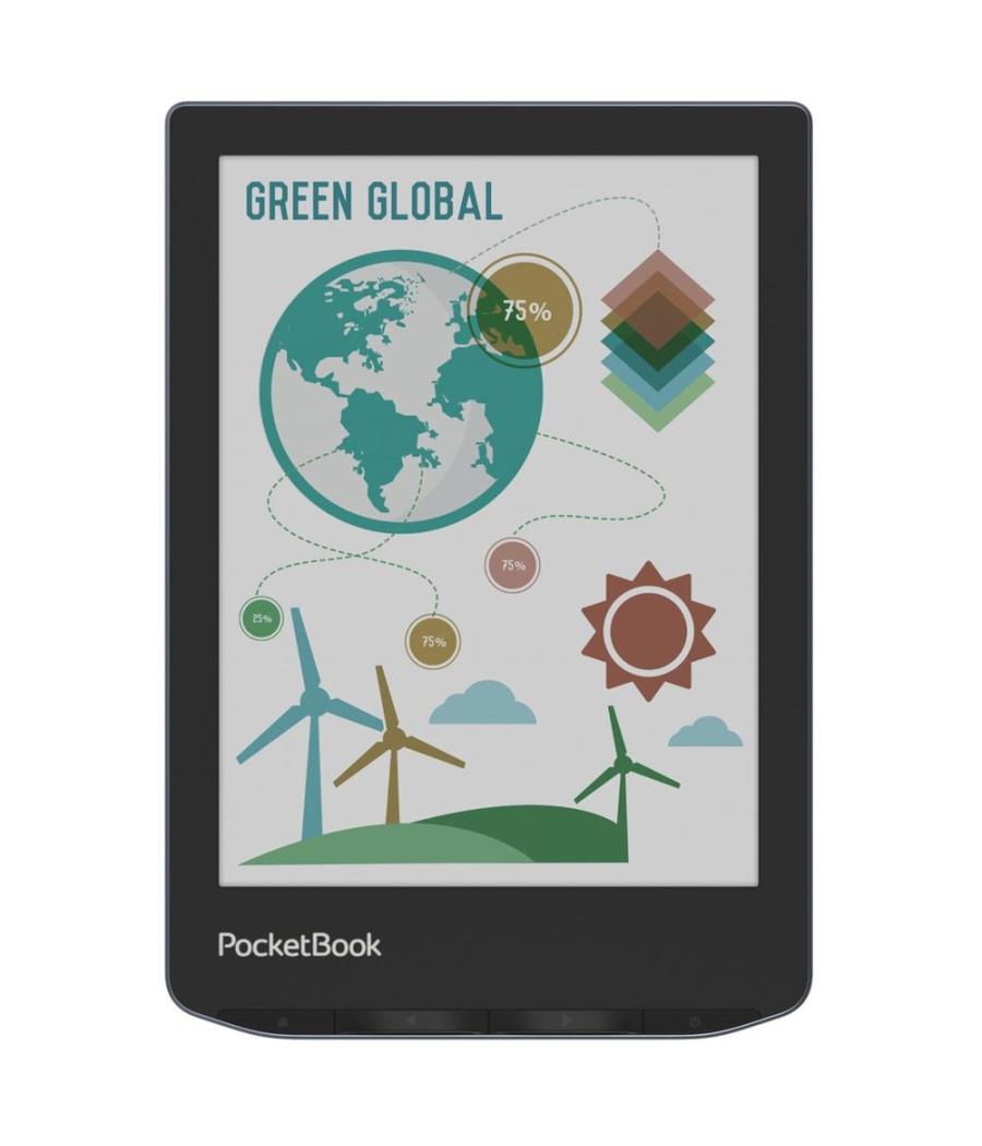 Libro electronico ebook pocketbook verse pro color ereader 6pulgadas 16 gb stormy sea