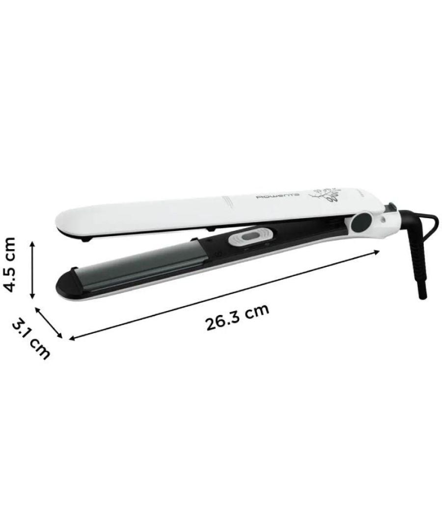 Plancha para el pelo rowenta easyliss pure collection sf1628f0/ blanca y negra